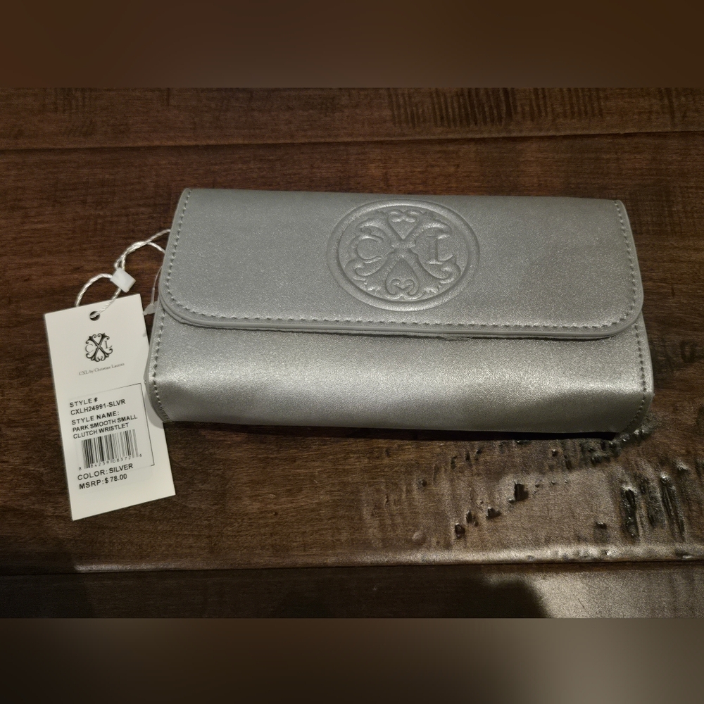 CXL By Christian Lacroix Silver Women's Clutch/wristlet
